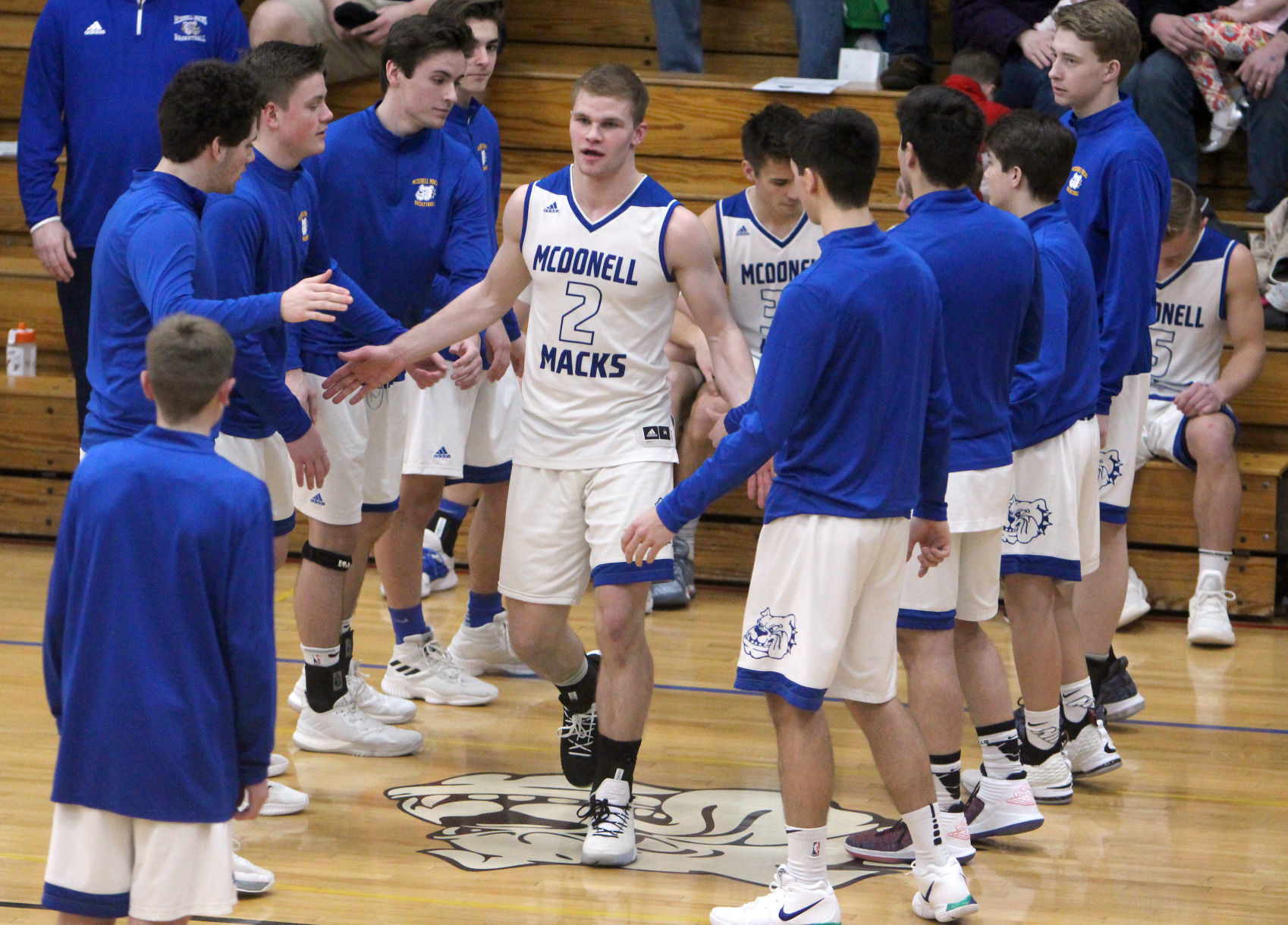 Prentice at McDonell boys basketball 3-2-19